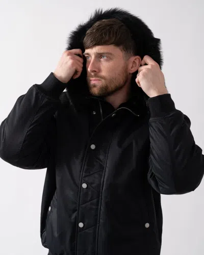 Moose Knuckles Denali Mens Bomber Jacket In Multi