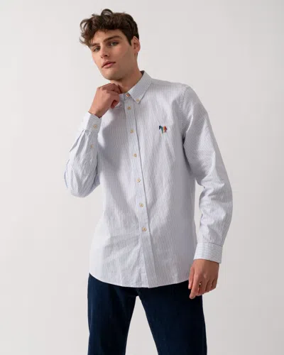 Paul Smith Mens Long Sleeve Regular Fit Shirt M2r-708u-p22264 In White