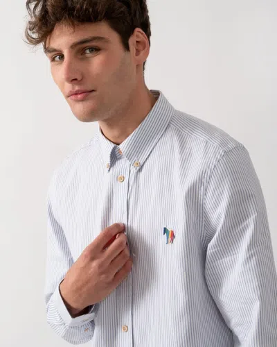 Paul Smith Mens Long Sleeve Regular Fit Shirt M2r-708u-p22264 In White