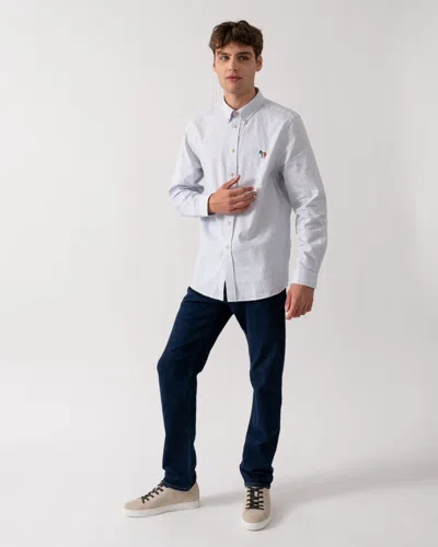 Paul Smith Mens Long Sleeve Regular Fit Shirt M2r-708u-p22264 In White