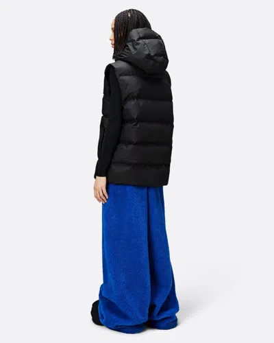 Rains Alta Unisex Puffer Vest In Black