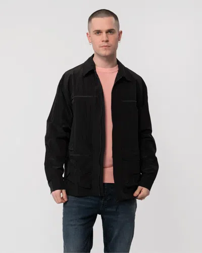 Rains Kano Overshirt In Black