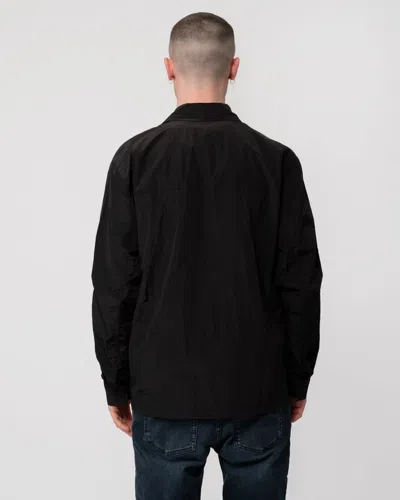 Rains Kano Overshirt In Black