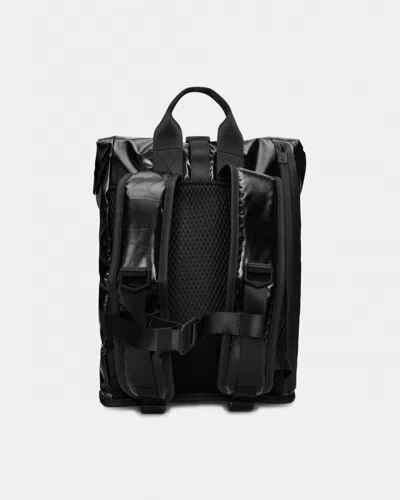 Rains Sibu Rolltop Rucksack Mini In Black