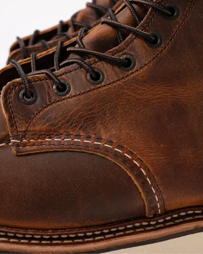 Red Wing Classic Moc Rough And Tough Leather Boot In Brown