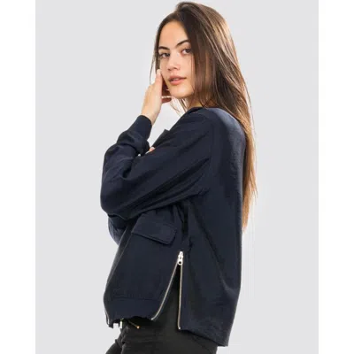 Samsoe & Samsoe Brier Womens Jacket 9721 In Blue