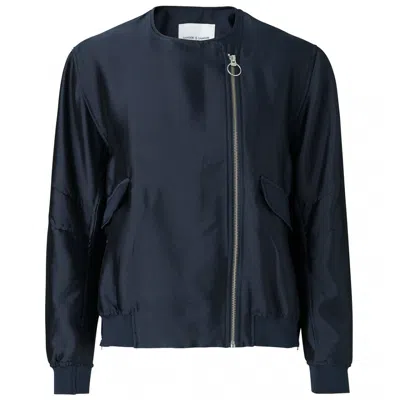 Samsoe & Samsoe Brier Womens Jacket 9721 In Blue