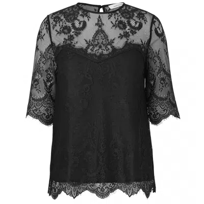 Samsoe & Samsoe Daphne Ss Womens Top 8330 In Black