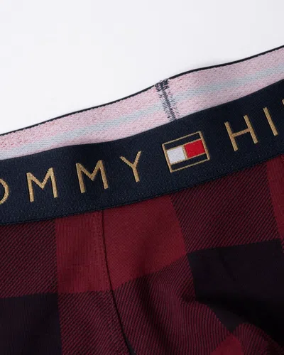 Tommy Hilfiger Mens Check Print Trunks & Socks Set In Multi