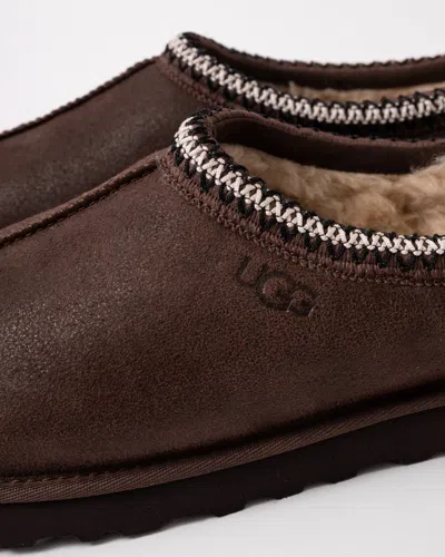 Ugg Mens Tasman Distressed Slippers Uk8 Eu42 In Brown