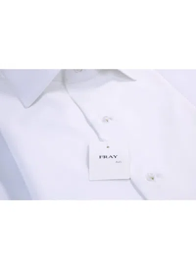 Fray Italy Women's Gazzella Long Sleeve Shirt In White