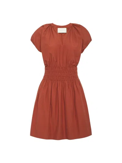 Brochu Walker The Mina Short Dress In Brown