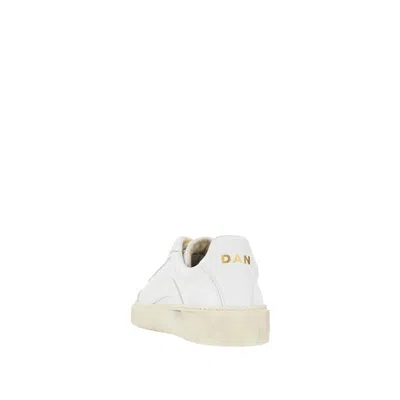 Dsquared2 Classic Low-top Sneakers With Smooth Leather Upper In White