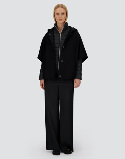 Herno Resort Hood In Ultralight Wool And Nylon In Multi