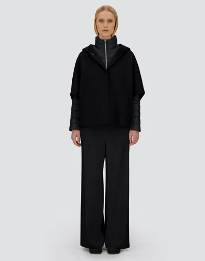 Herno Resort Hood In Ultralight Wool And Nylon In Multi