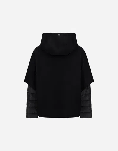 Herno Resort Hood In Ultralight Wool And Nylon In Multi