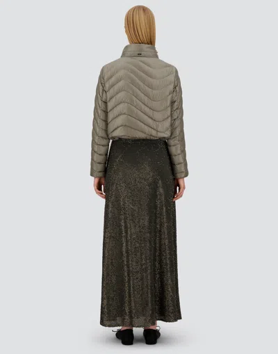 Herno Resort Short Jacket In Nylon Ultralight In Gray