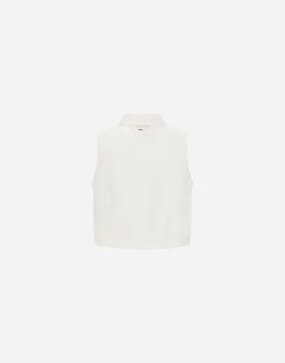 Herno Resort Blouse In New Lino In White