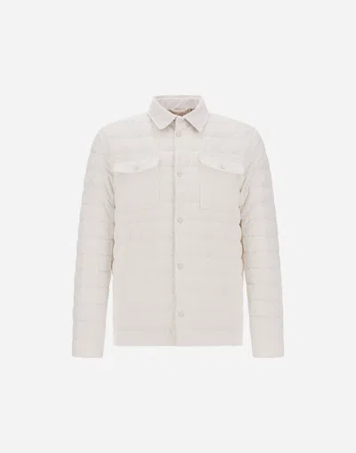 Herno Snap-button Long-sleeved Down Jacket