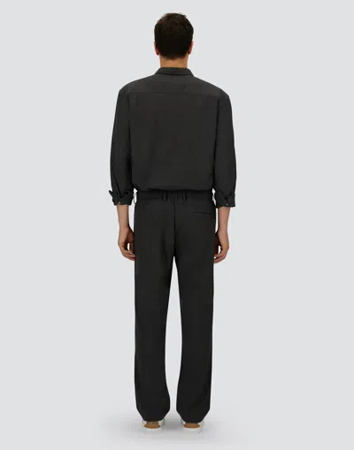 Herno Resort Trousers In Wool Knickerbocker In Gray