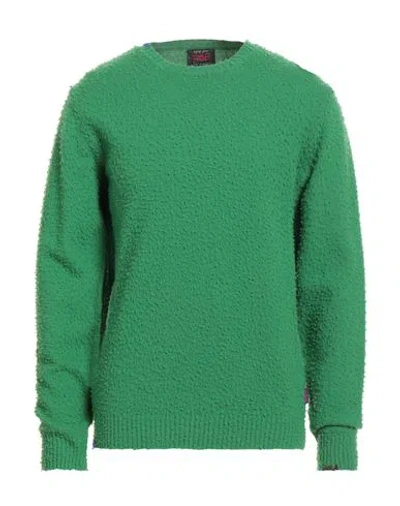 Bob Man Sweater Emerald Green Size Xl Wool In Green