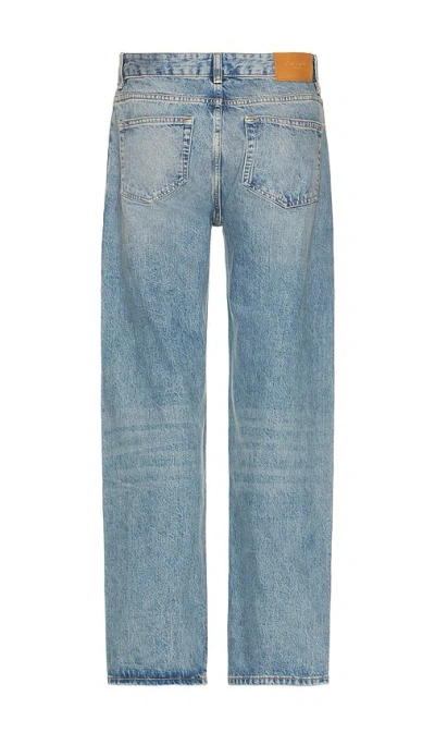 Corridor Straight Leg Jeans In Bleach Wash In Blue