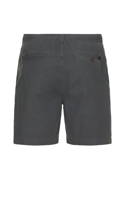 Faherty Essential Drawstring Short In Gray
