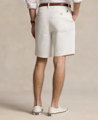 Polo Ralph Lauren Cotton Stretch Classic Fit Chino Shorts In White