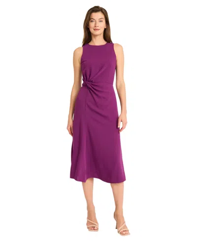 Maggy London Women's Sleeveless A-line Dress In Purple