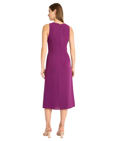 Maggy London Women's Sleeveless A-line Dress In Purple