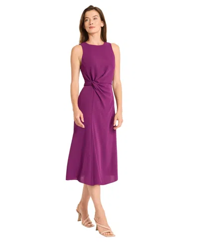 Maggy London Women's Sleeveless A-line Dress In Purple