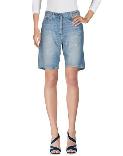 Shop Dondup Denim Shorts In Blue