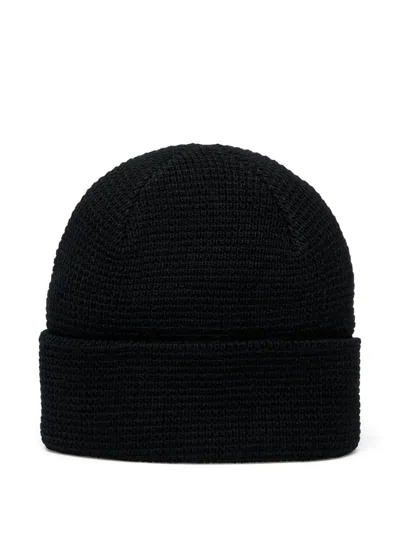 华夫格针织套头帽