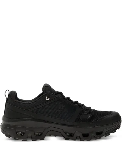 On Cloudrock Low Wp Sneakers In Black