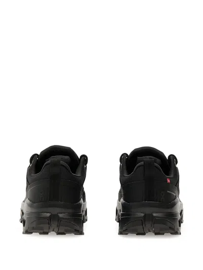 On Cloudrock Low Wp Sneakers In Black