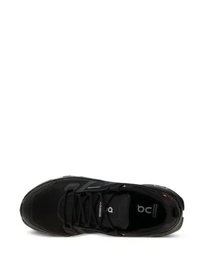 On Cloudrock Low Wp Sneakers In Black