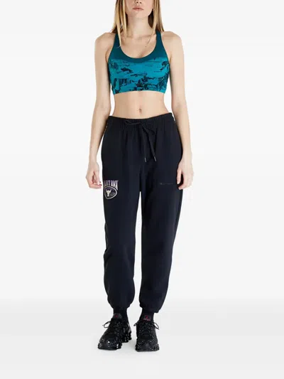 Under Armour Project Rock Infinity Bra In Blue