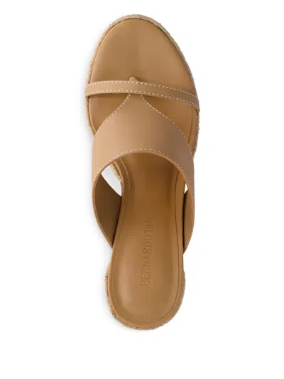 Bernardo 95mm Strap Espadrilles In Brown