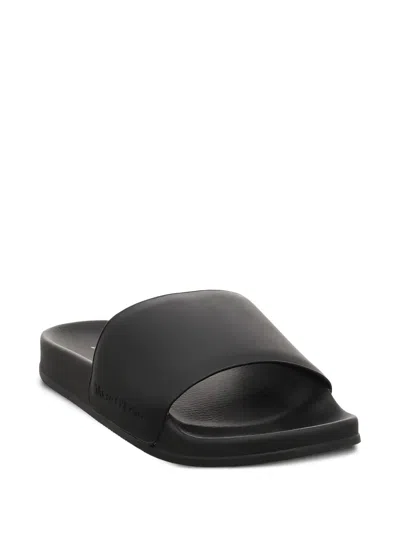 Marc O'polo Open-toe Slides In Black