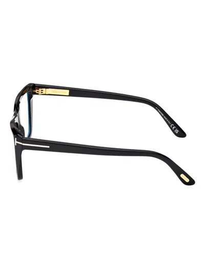 Tom Ford Angular-frame Eyeglasses In Black