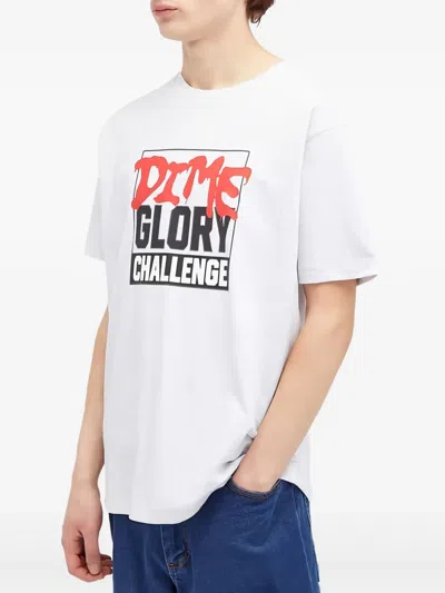 Dime Gray Mutant League T-shirt In White
