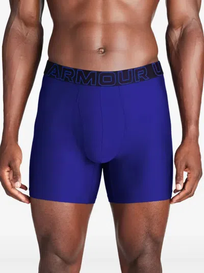 Under Armour 3-pack Performance Tech Solid 6 Boxer Briefs In Multi