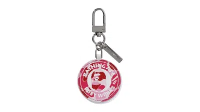 Pre-owned Bape Abc Camo Busy Works Keychain Keychain In Pink