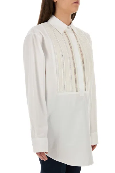 Gucci Camicia Oversize In Popeline Bianco  Donna In White