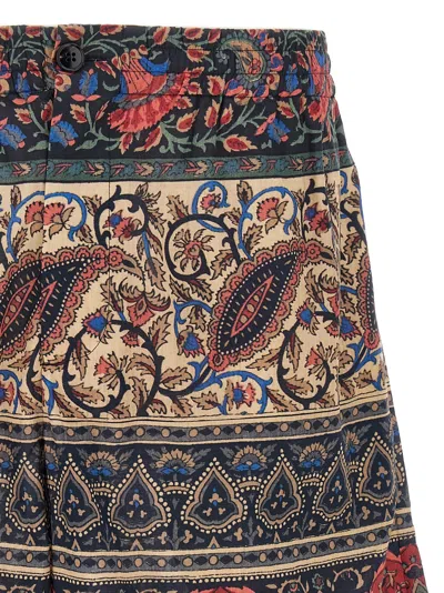 Valentino Garavani Voyage Imaginaire Bermuda Shorts In Multi