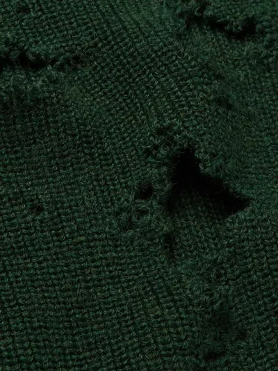 仿旧效果羊毛毛衣