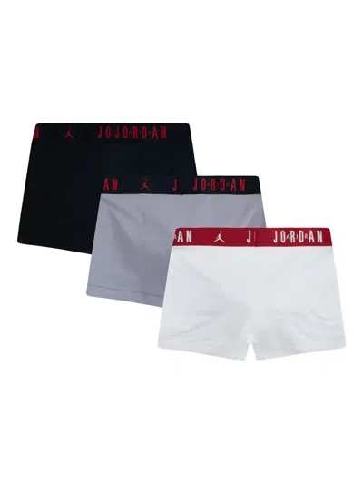 Jordan Logo-waistband Boxers (pack Of Three) In Multi