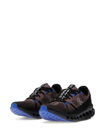 On Women's Cloudsurfer Running Shoes ( B Width ) In Black/cobalt In Black