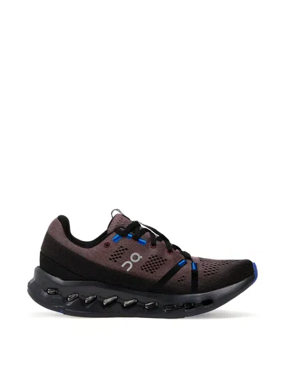 On Women's Cloudsurfer Running Shoes ( B Width ) In Black/cobalt In Black