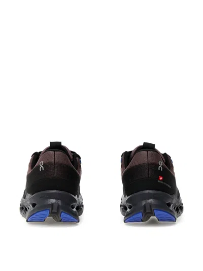 On Women's Cloudsurfer Running Shoes ( B Width ) In Black/cobalt In Black
